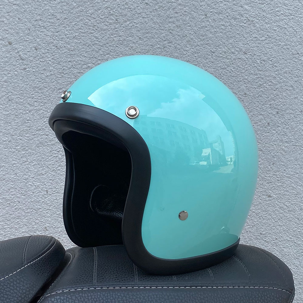 Vintage Open Face Retro Helmet - Casque de moto TT&COCASCOS Jet Vintage