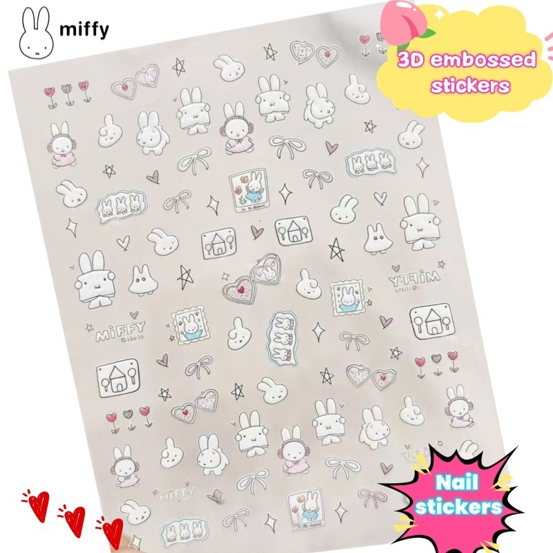 Atv Parts - Autocollants pour ongles de dessin animé