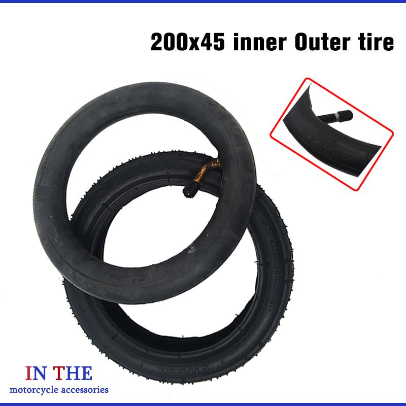 Scooter Parts - Pneu de scooter renforcé, dimensions 200x45,