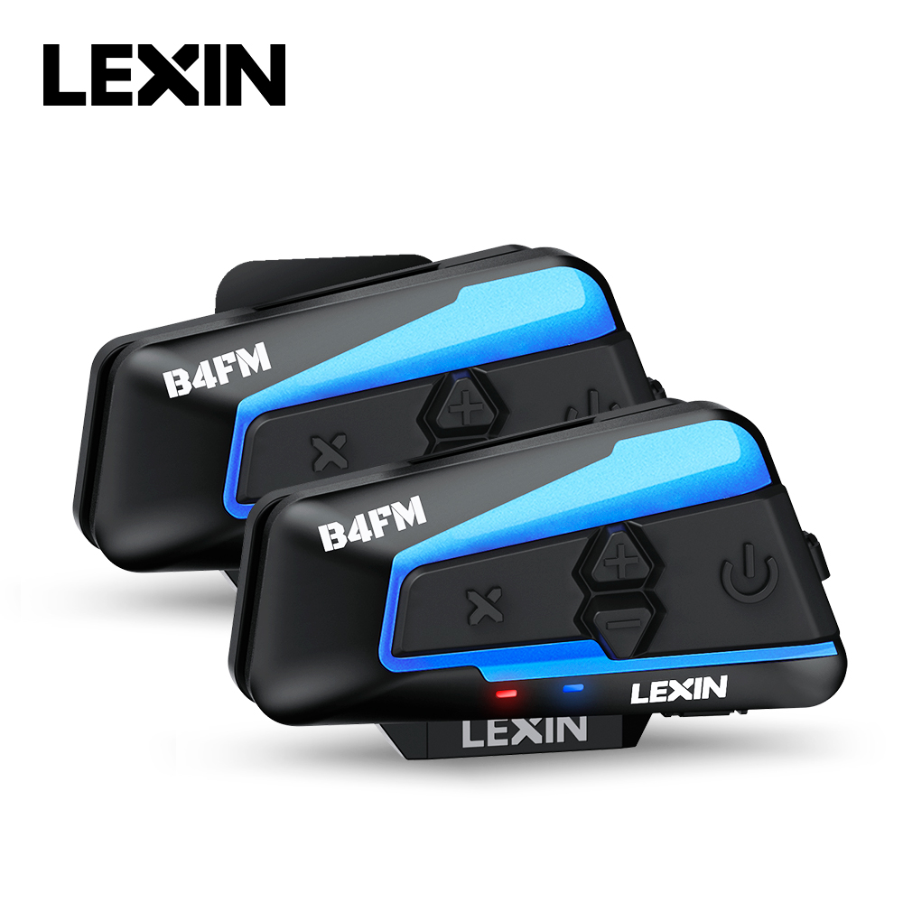 Lexin B4FM-X Intercom Moto Blu - Full Face Motorcycle Helmet With Bluetooth avis et prix