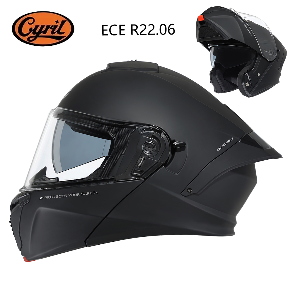 Casque modulable CYRIL pour mo - Modular Flip Up Motorcycle Helmet Dot Approved avis et prix