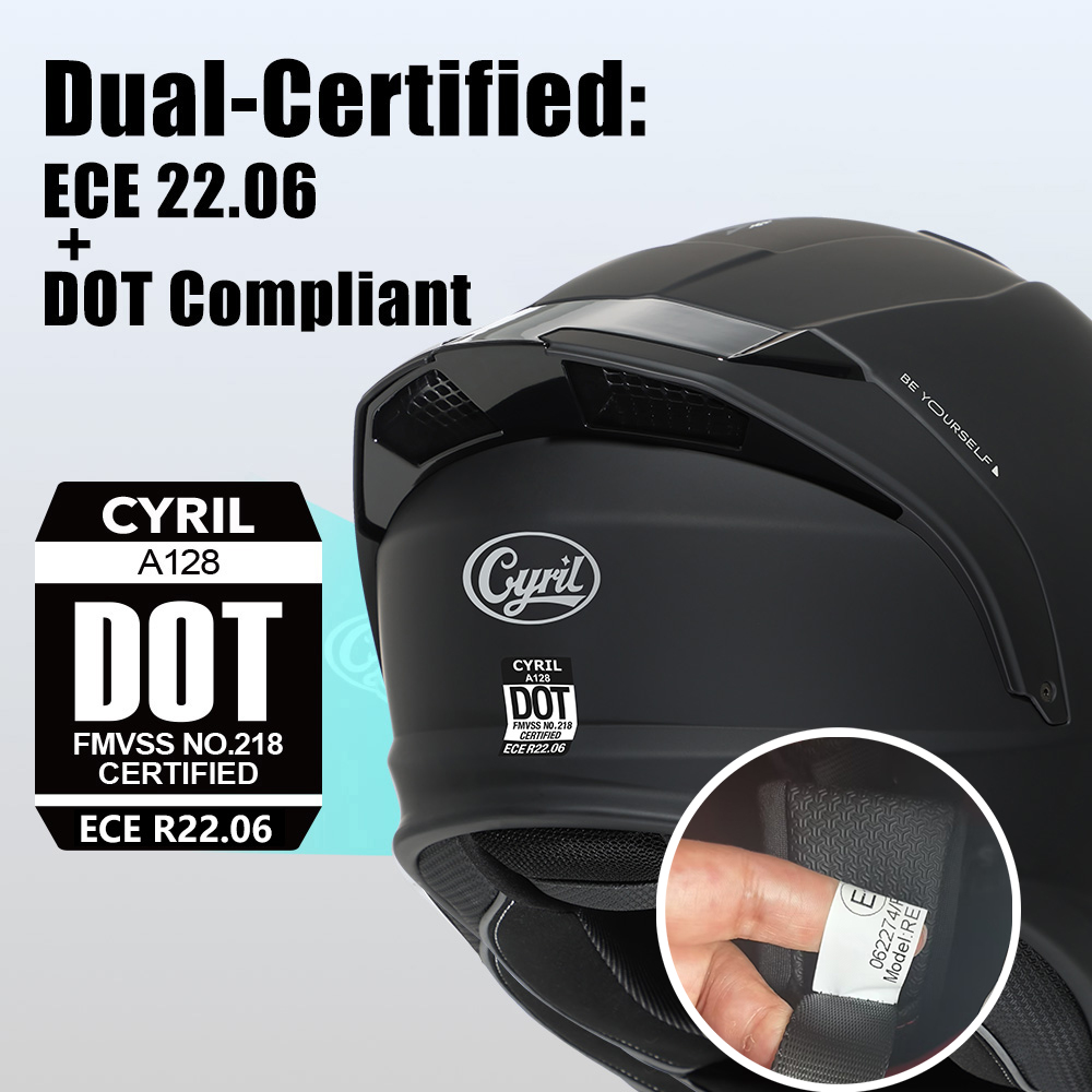 Casque modulable CYRIL pour mo - Modular Flip Up Motorcycle Helmet Dot Approved avis et prix