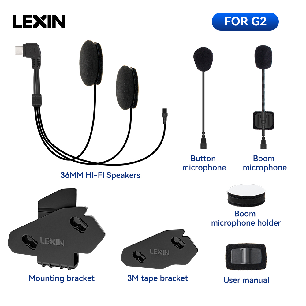 LEXIN-G2 moto Interphone casqu - Full Face Motorcycle Helmet With Bluetooth avis et prix