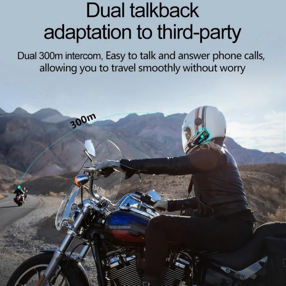 Nouveau casque de moto avec in - Universal Motorcycle Helmet Intercom Headset avis et prix