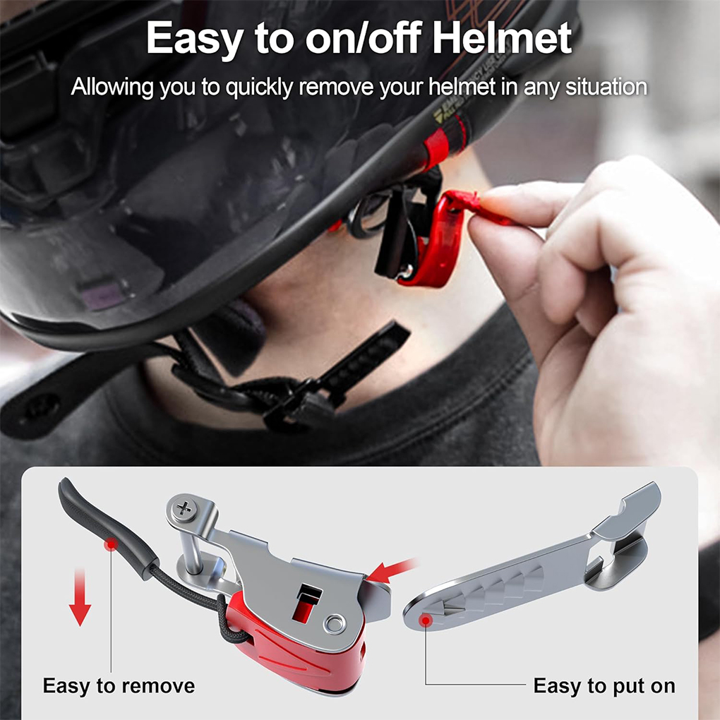 Kit de boucle à dégagement rap - Quick Release Buckle Motorcycle Helmet avis et prix